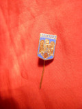 Insigna Militara Romania , metal si email , h= 2,5 cm