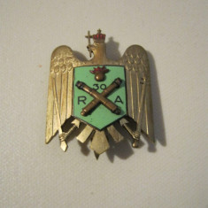 Insigna regimentala , Regimentul 30 Artilerie - Chisinau . Stare impecabila Rara