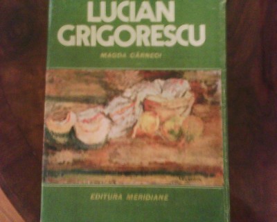 Magda Carneci Lucian Grigorescu, cu un portret de Cik Damian foto