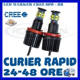 ANGEL EYES LED MARKER H8, E60, E61, E70, E71, E82, E87, E91, E92, E93 - 60W CREE, Universal