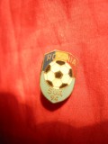 Insigna Campionat Mondial Fotbal 1994 SUA , metal si email , h= 2 cm