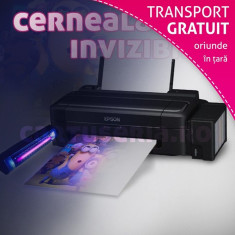 Imprimanta Epson L300 cu cerneala invizibila UV si sistem CISS foto