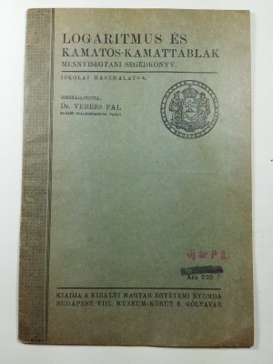 VECHI TABELE MATEMATICE - LIMBA MAGHIARA foto