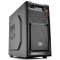 CARCASA DEEPCOOL mATX Mini-Tower, front audio &amp; 1x USB 3.0, 1x USB 2.0, black (SMARTER)