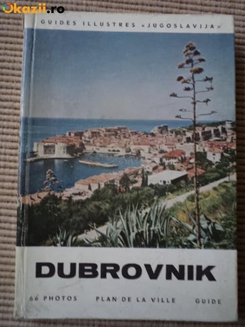 dubrovnik ghid turism ilustrat 66 foto harta iugoslavia dubrovnic yugoslavia