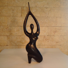 Statueta Hand-Made Africa - Lemn Eben(Abanos) foto