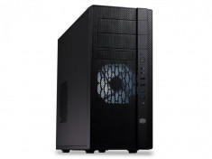 CARCASA COOLER MASTER N400, mid-tower, ATX, 2x 120mm fan (inclus), I/O panel, 2x USB 3.0, Black (NSE-400-KKN1) foto