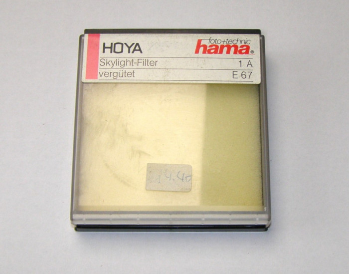 Cutie protectie filtru 67mm marca Hama