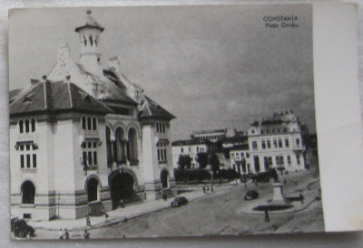 CPI (B6011) CARTE POSTALA - CONSTANTA - PIATA OVIDIU, 1960 foto