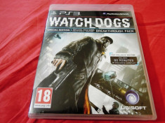 Joc Watch Dogs Special Edition, PS3, original si nou, fara tipla coduri valide! foto