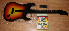 Chitara Guitar Hero Red Octane Wireless XBox 360 + Joc foto