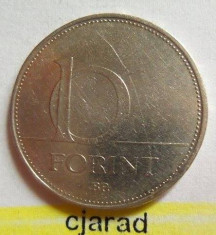 Moneda 10 Forinti - UNGARIA 1993 *cod 2321 foto