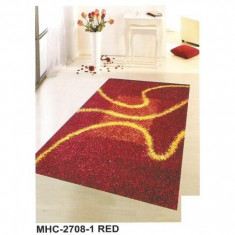 Covor poliester MHC-2708-1 RED - 120 x 180 cm foto
