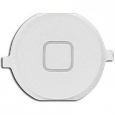 Buton meniu home plastic iPhone 4S alb