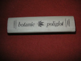 Dictionar Botanic Poliglot - Latina,Romana,Engleza, Germana ,Franceza-C. Vaczy