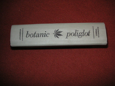 Dictionar Botanic Poliglot - Latina,Romana,Engleza, Germana ,Franceza-C. Vaczy foto