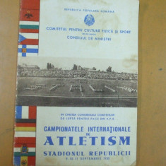 Campionatele internationale de atletism 1950 Bucuresti stadionul Republicii 045