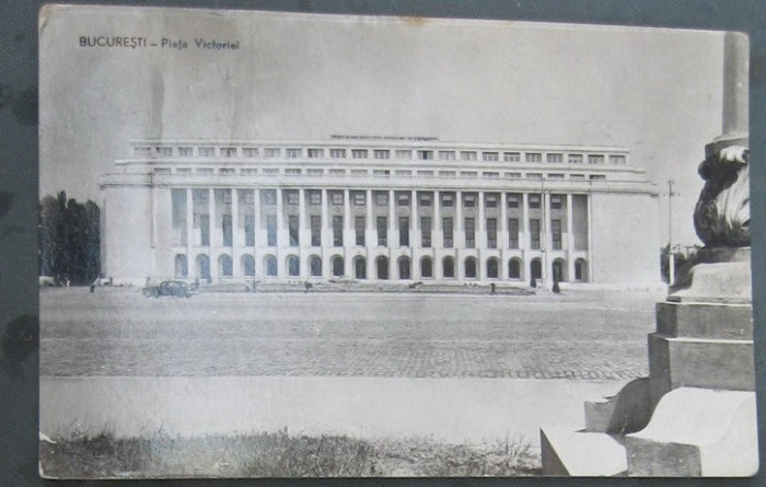 CPI (B6100) CARTE POSTALA - BUCURESTI - PIATA VICTORIEI, 1960