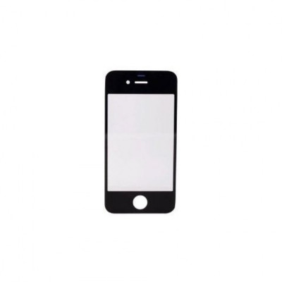 Geam iPhone 4 negru glass sticla montare ecran albe sau negre foto
