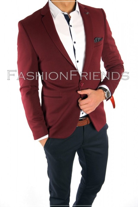 Sacou tip Zara Man grena - sacou barbati- sacou casual elegant- cod 5588 foto mare Sacou tip Zara Man grena - sacou barbati- sacou casual elegant- cod 5588 foto mare