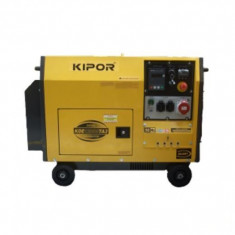 Generator insonorizat diesel Kipor KDE 12000 TA3 foto