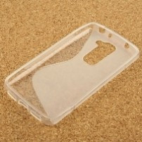 Husa silicon TPU LG G2 mini Wave transparenta foto