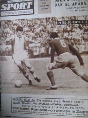 RevistaSPORT(nr.7, apr 1966), Petrolul-Rapid 1-0, Bucuresti-Budapesta 2-1 foto