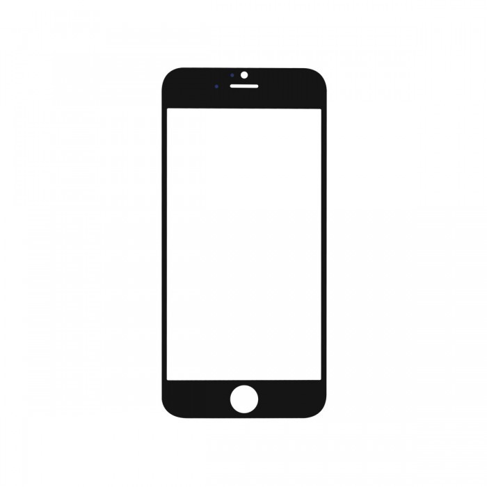 Sticla iPhone 6 negru geam glass original