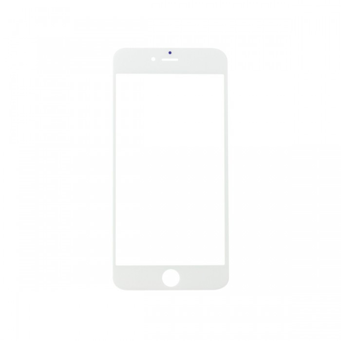 Sticla iPhone 6 plus alba sau neagra / geam nou