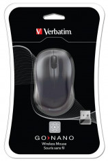 Verbatim Wireless Laser GO Nano Mouse Black foto