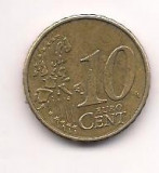 No(4) moneda- UE -10 eurocent 2002