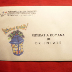 Plic cu Antet - Federatia Romana de Hokey trimisa de Fed.Rom.de Orientare