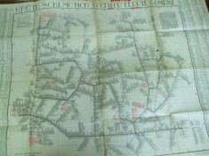 Harta cailor ferate romane C. F. R. Bucuresti editura pagini agrare si sociale foto