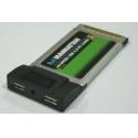 Placa CARDBUS la USB 2.0 (2 porturi) foto