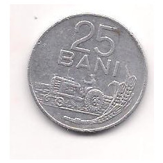 No(4) moneda- ROMANIA- 25 Bani 1982