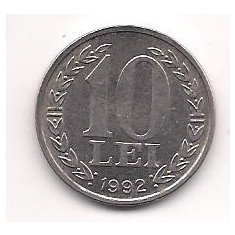 No(4) moneda- ROMANIA- 10 Lei 1992