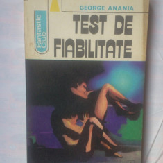 GEORGE ANANIA - TEST DE FIABILITATE