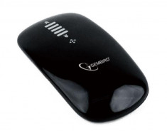 Mouse optic USB GEMBIRD (MUS-PTU-001), wired cu 3 butoane si 1 rotita scroll touch, rezolutie 1000-200dpi, touch mouse, Negru foto