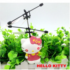 ELICOPTER CU SENZOR INFRAROSU HELLO KITTY,CADOUL DORIT DE ORICE COPIL,ZBOR REAL. foto