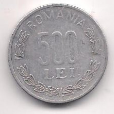 No(4) moneda- ROMANIA-500 Lei 1999