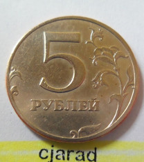 Moneda 5 RUBLE - RUSIA, anul 1997 *cod 2282 foto