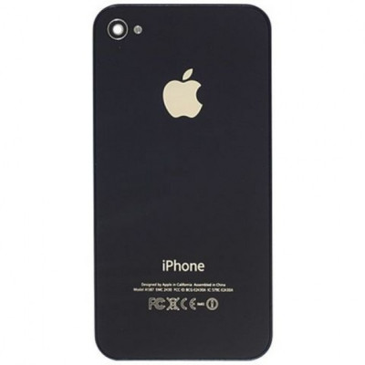 Carcasa spate capac baterie iPhone 4 negru originala foto