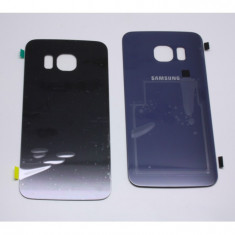 Capac baterie Samsung G925 S6 edge original albastru sticla carcasa