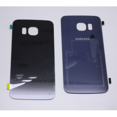 Capac baterie Samsung G925 S6 edge original albastru sticla carcasa foto