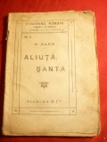 N.Gane- Aliuta . Santa - Nuvele in prima editie 1916 Colectia Scriitori Romani 3