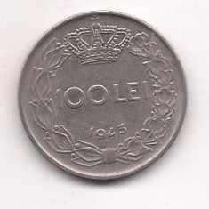 No(4) moneda- ROMANIA- 100 Lei 1943 foto