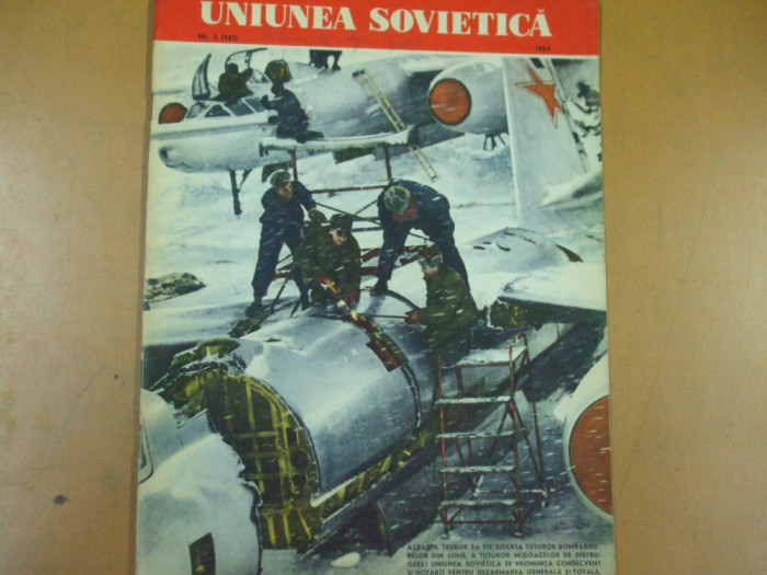 Uniunea sovietica revista propaganda comunista 1960 nr. 3 concediu de creatie