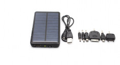 Incarcator solar power bank 5000 mAh REDUCERE BLACK FRIDAY foto