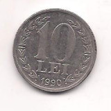 No(4) moneda- ROMANIA- 10 Lei 1990, Europa