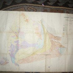 Harta Geologica Structurala RPR , scara 1 : 1 000 000